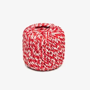 Bakers Twine / Macrame String 1mm Red/White TO BE DISC