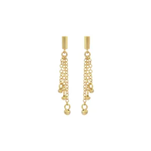 Ball Bar Dangle Earrings