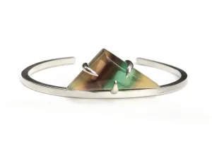 Banded Triangular Fluorite Cuff