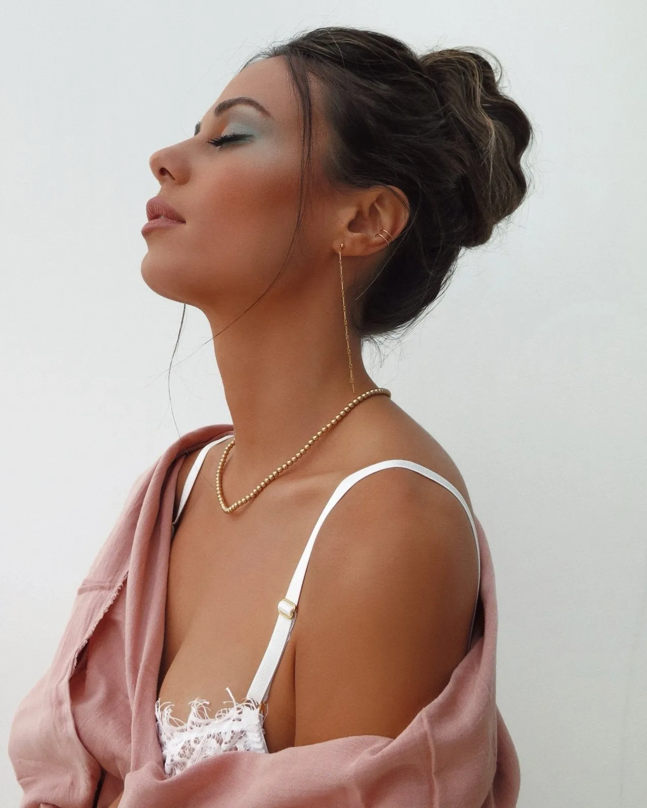 Bar Chain Drop Earrings