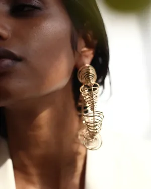 BAR Jewlerry Vitesse Earring Gold Plated