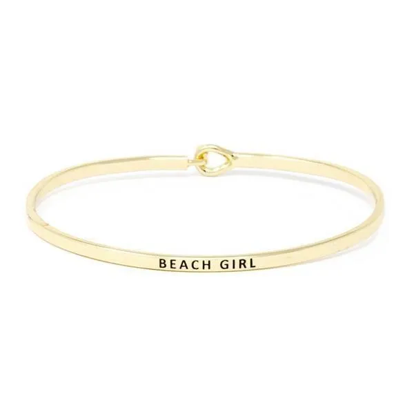 BEACH GIRL MESSAGE BRACELET