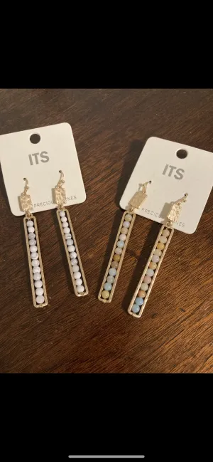 Bead Bar Earrings