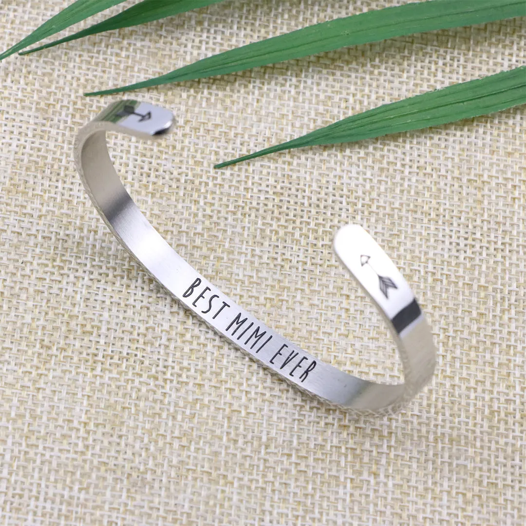 Best Mimi Ever Inspirational Bracelet