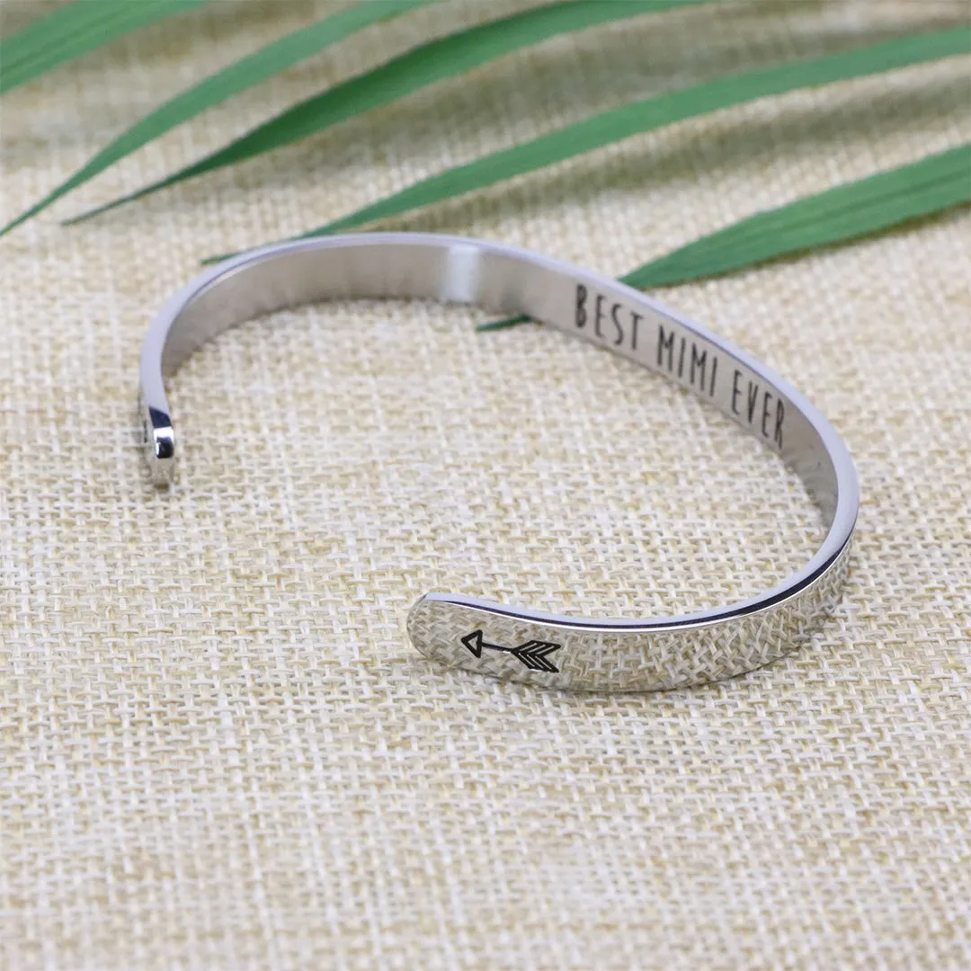 Best Mimi Ever Inspirational Bracelet
