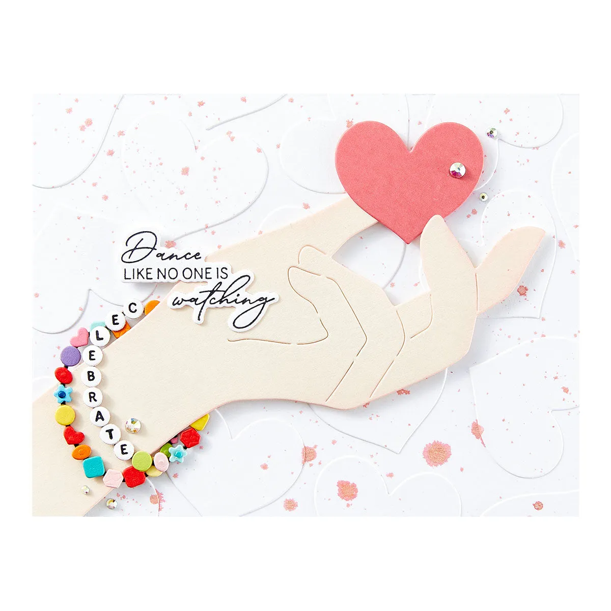 Bestie Alphabet Beads Press Plate & Die Set