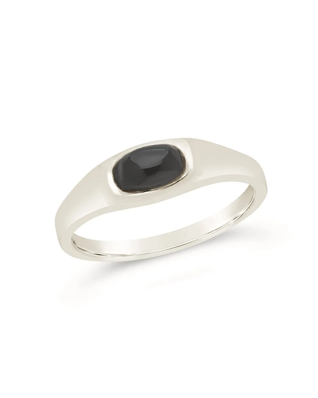 Black Onyx Signet Ring