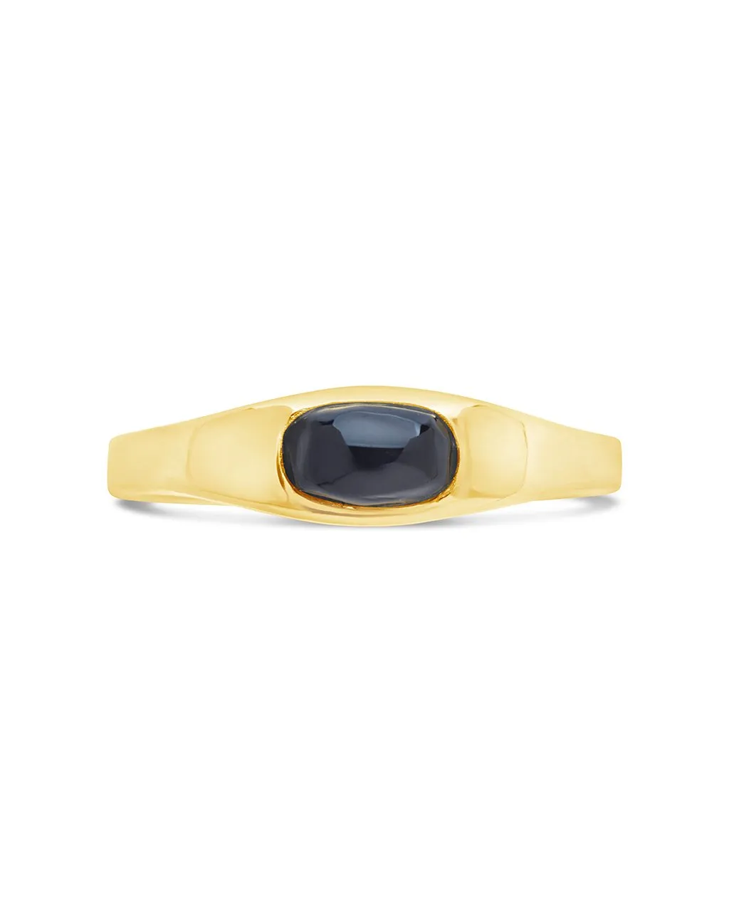 Black Onyx Signet Ring