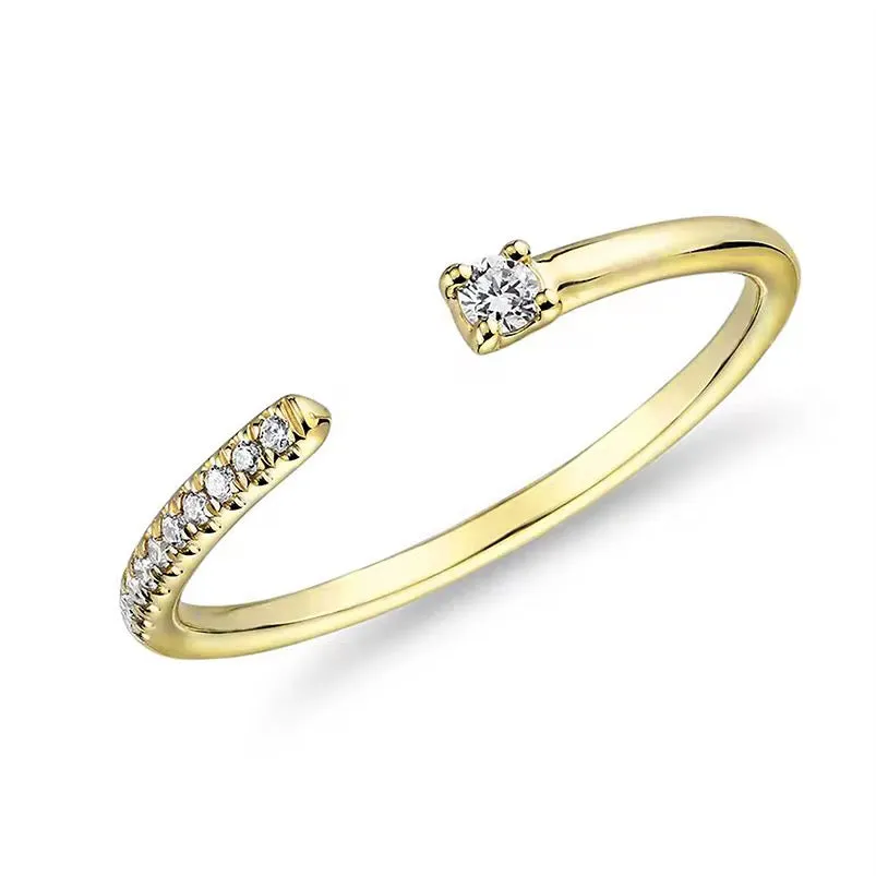 Boho & Mala 18k Gold Ring Sterling Silver (adjustable)