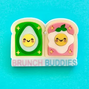 Brunch buddies  - Brooch - Set of 2