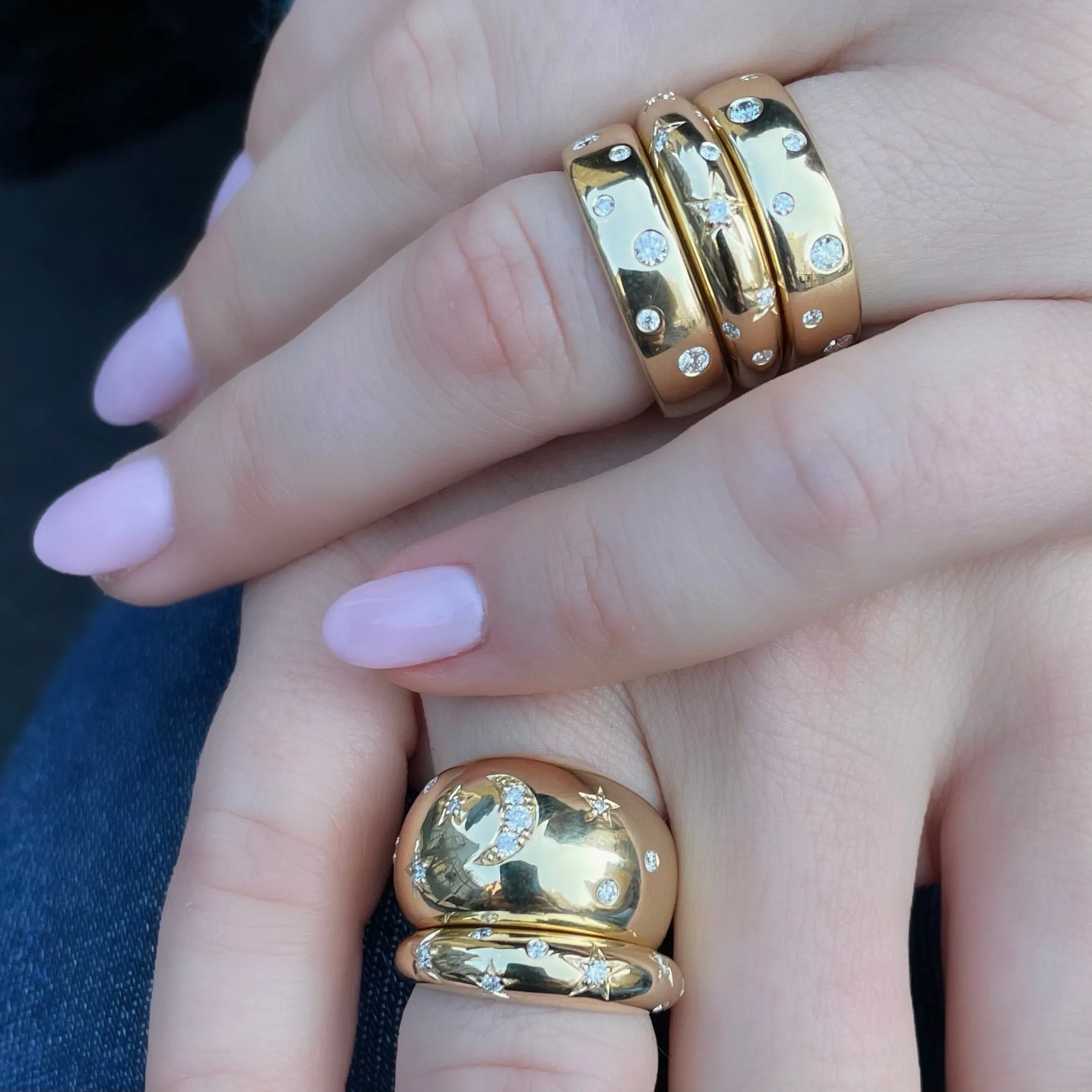 Bubble Stack Ring