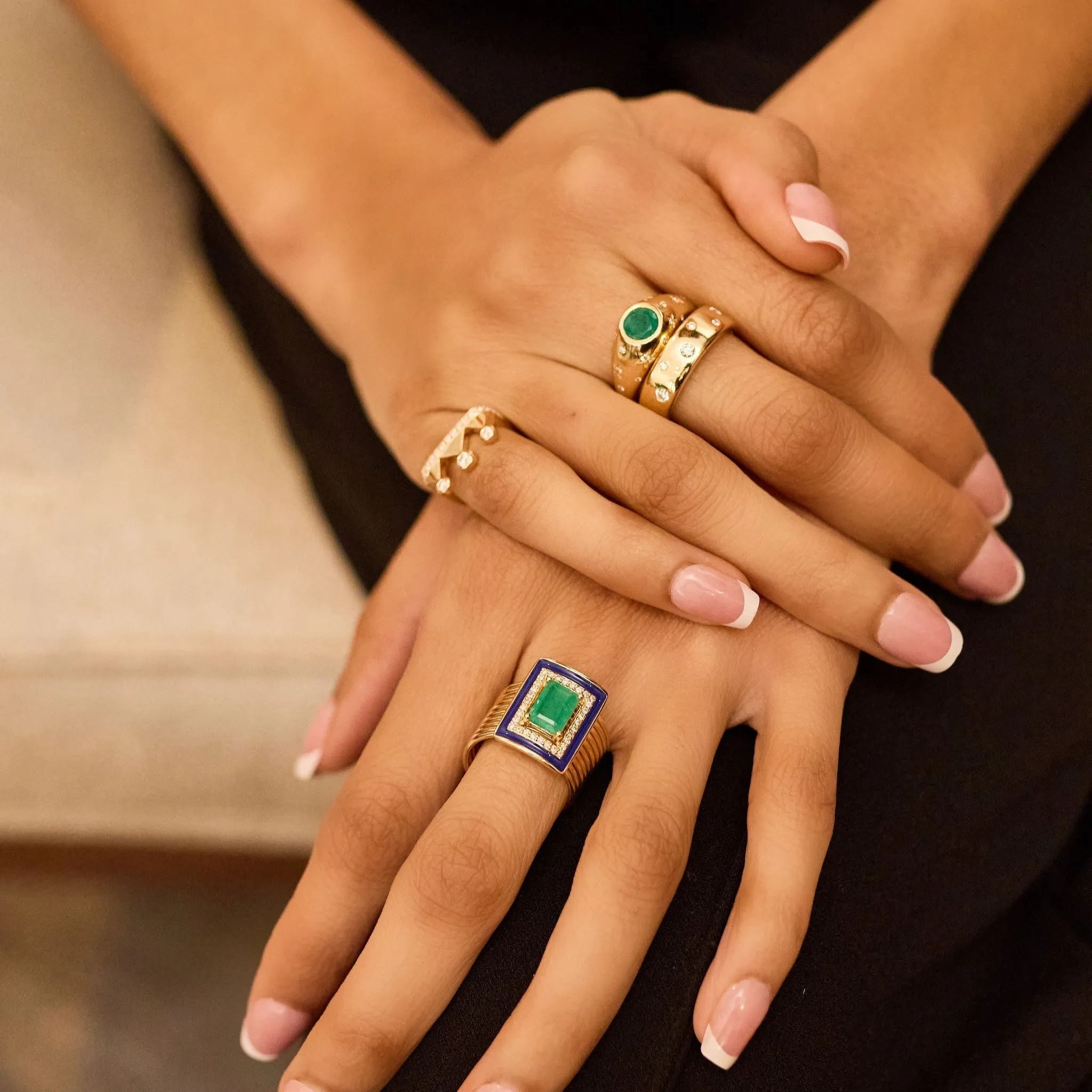 Bubble Stack Ring