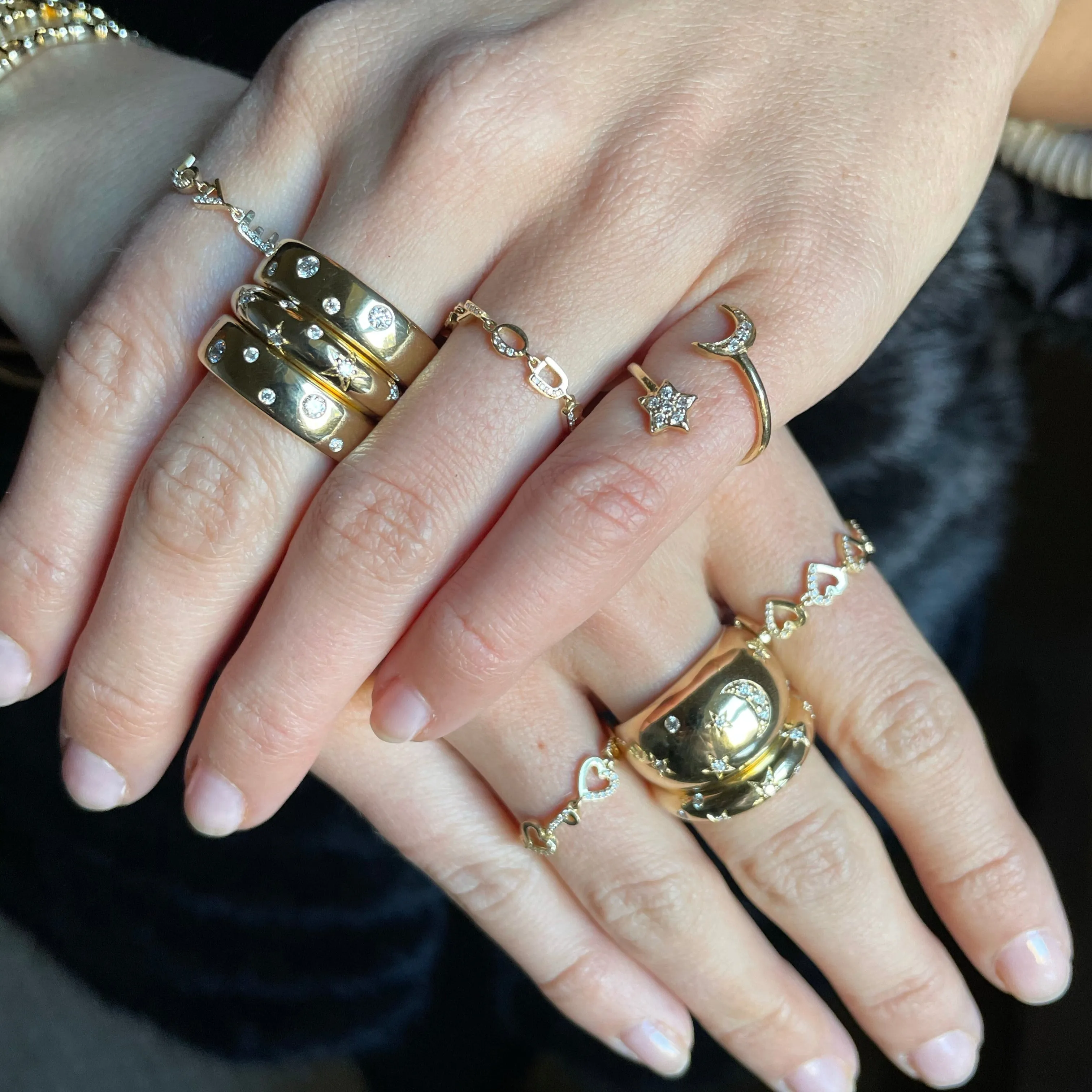 Bubble Stack Ring