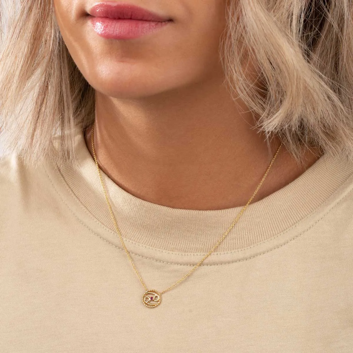 Cancer Gem Necklace