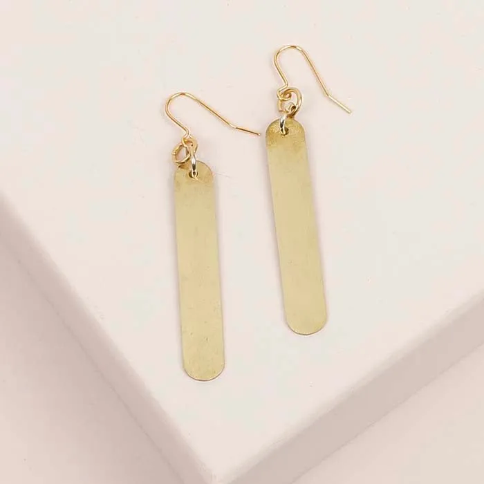 Carp Brass Earrings