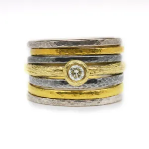 'Cedar St.' Ring Stack