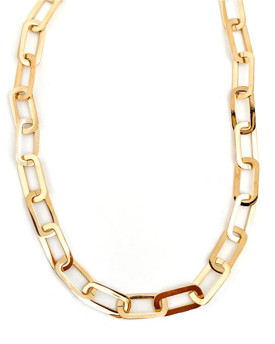 Celia Paperclip Chain Necklace