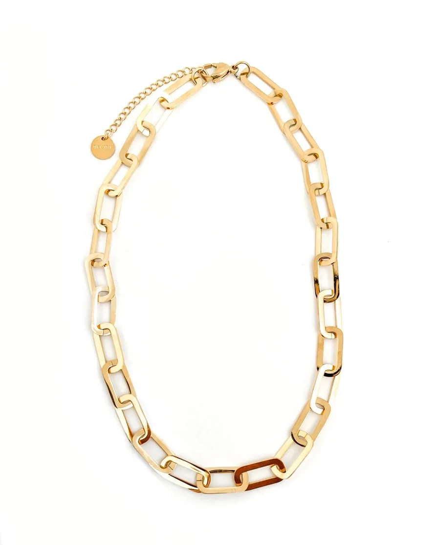 Celia Paperclip Chain Necklace