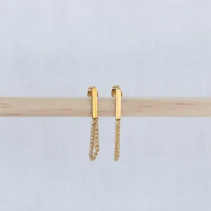 Chain Bar Earrings