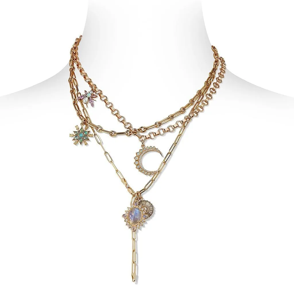 Chain Necklace with opening: 18"