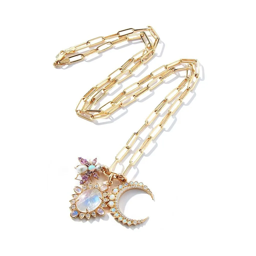 Chain Necklace with opening: 18"