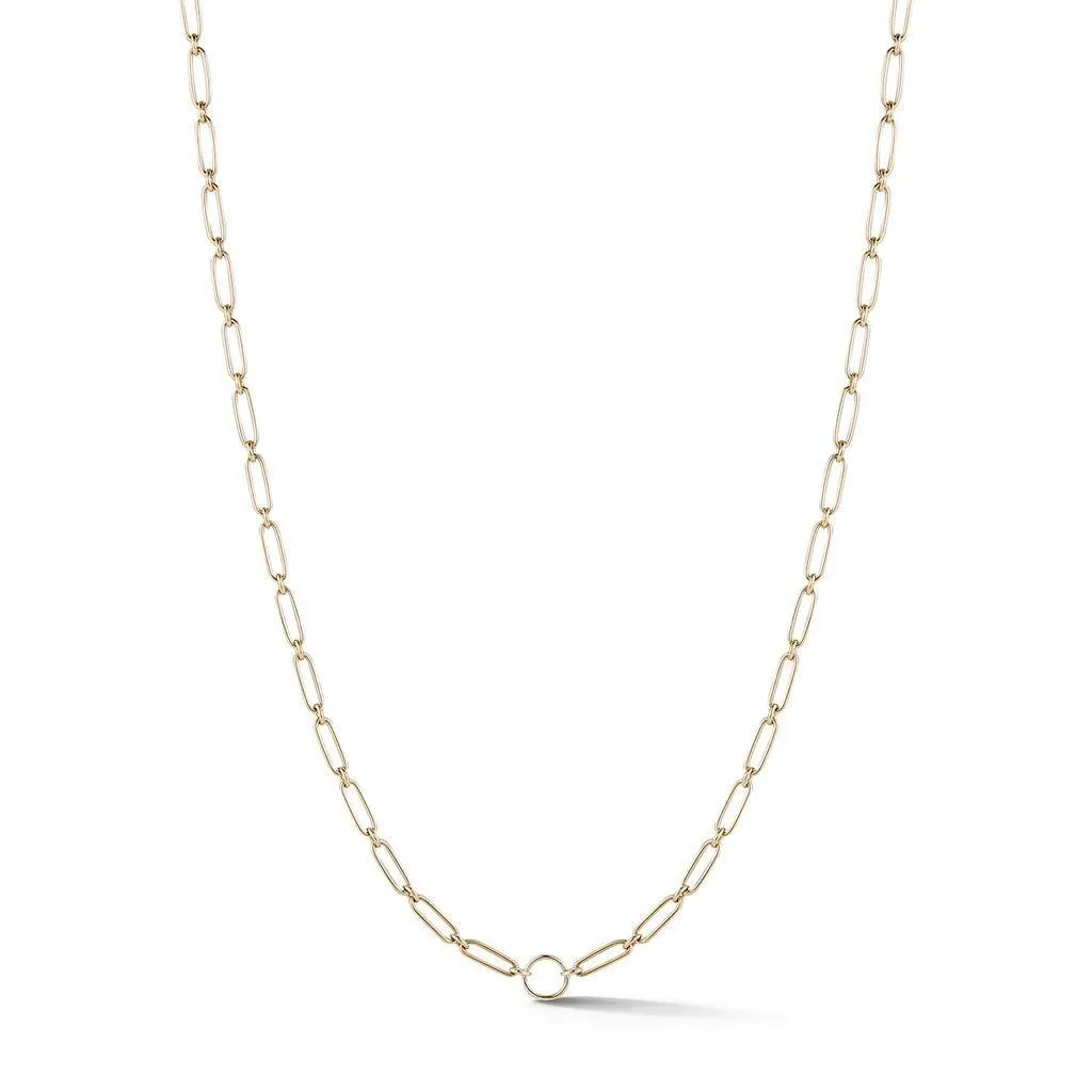 Chain Necklace with opening: 18"