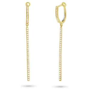 Champagne Diamond Earrings