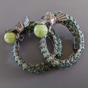 CHANEL DRAGON Collection Metiers d'Art "PARIS- SHANGAI" Pre-fall 2010 Bangle Bracelet, RARE!