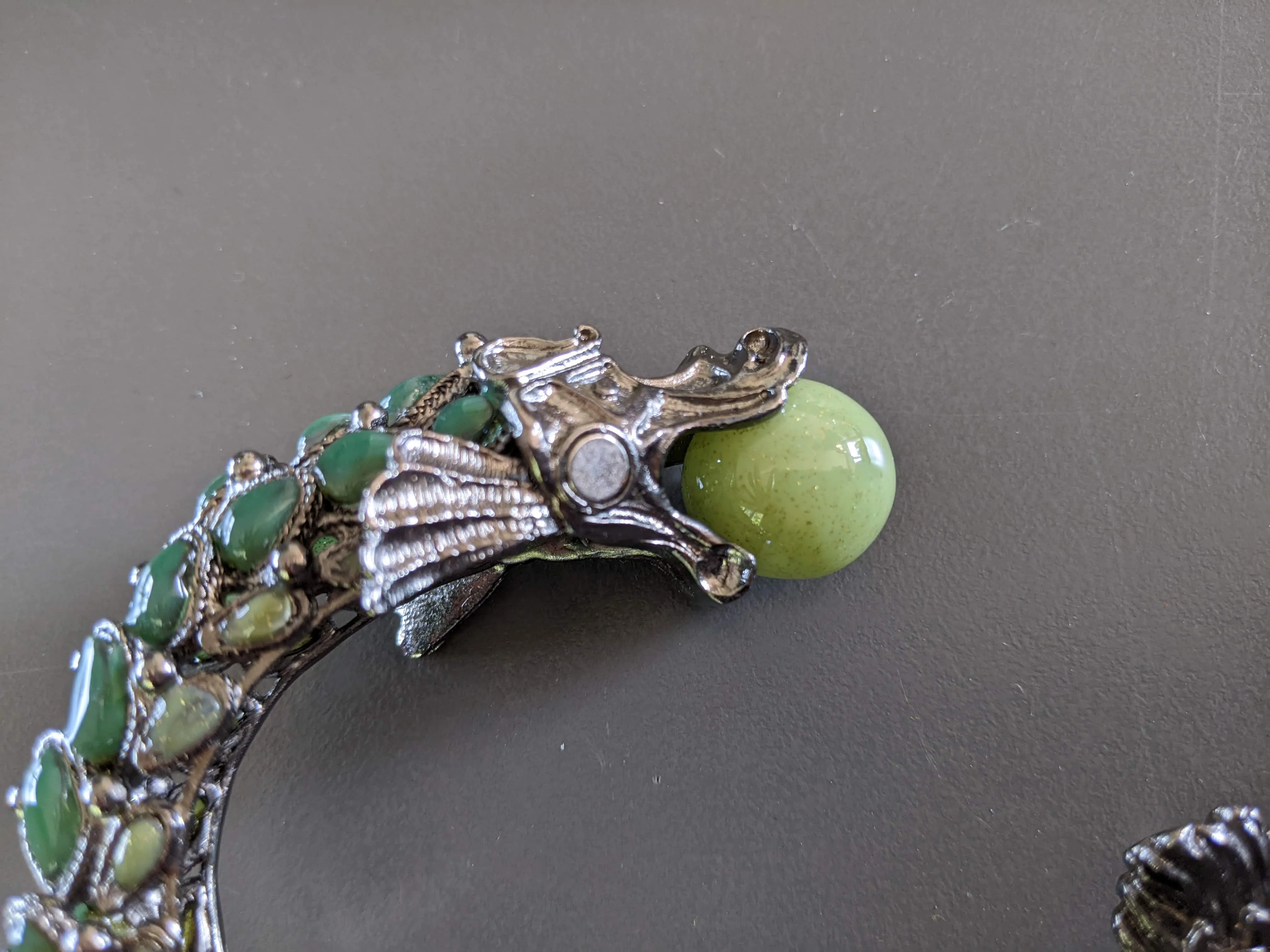 CHANEL DRAGON Collection Metiers d'Art "PARIS- SHANGAI" Pre-fall 2010 Bangle Bracelet, RARE!