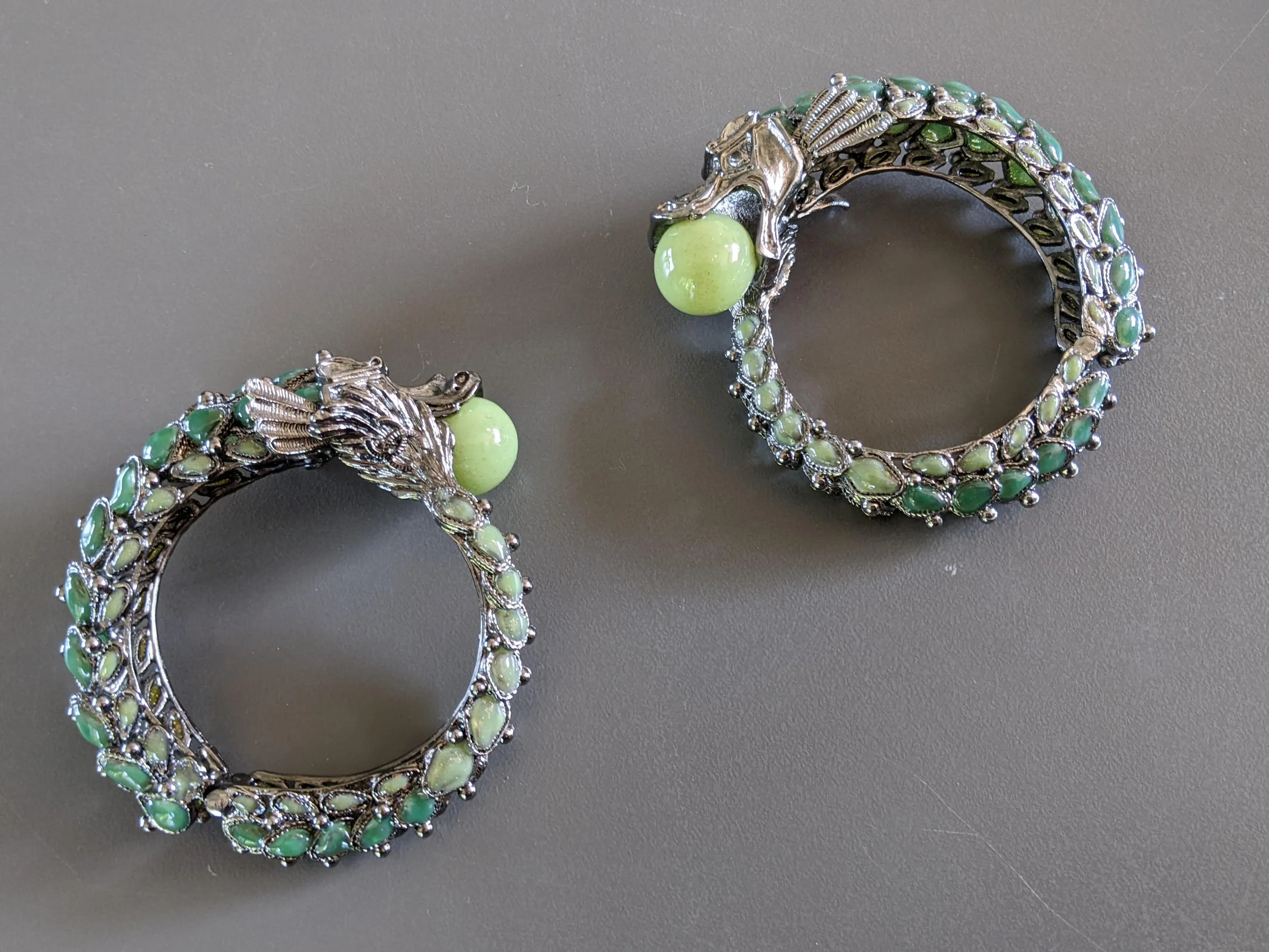 CHANEL DRAGON Collection Metiers d'Art "PARIS- SHANGAI" Pre-fall 2010 Bangle Bracelet, RARE!