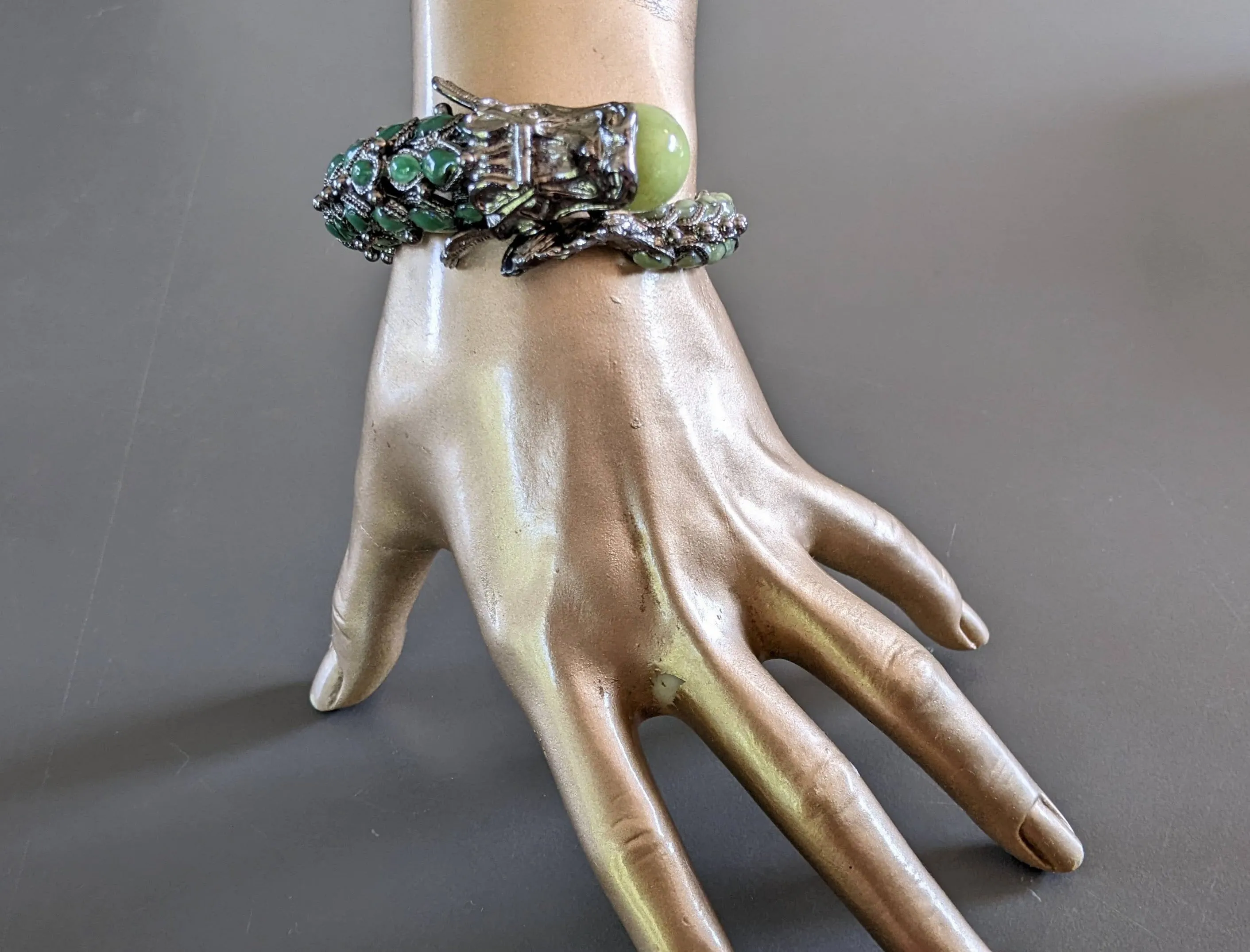 CHANEL DRAGON Collection Metiers d'Art "PARIS- SHANGAI" Pre-fall 2010 Bangle Bracelet, RARE!