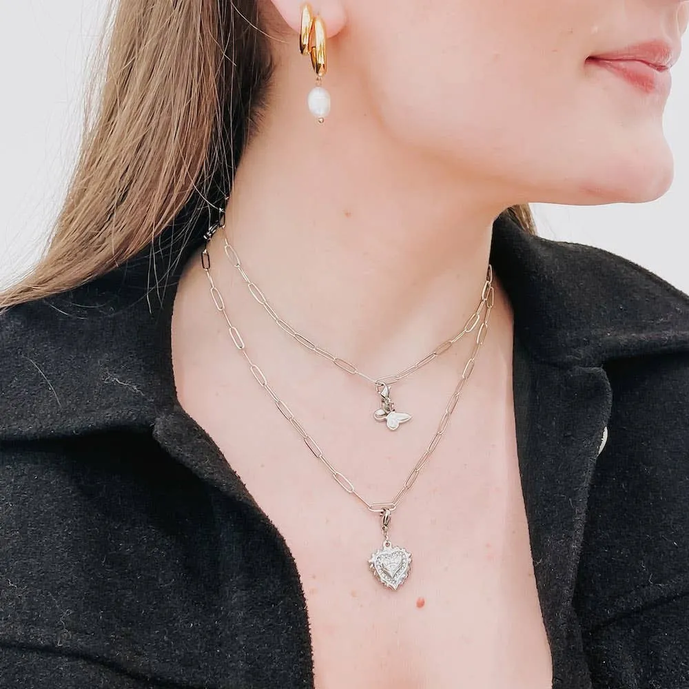 Charm Necklace Chain | Silver | 3 Lengths