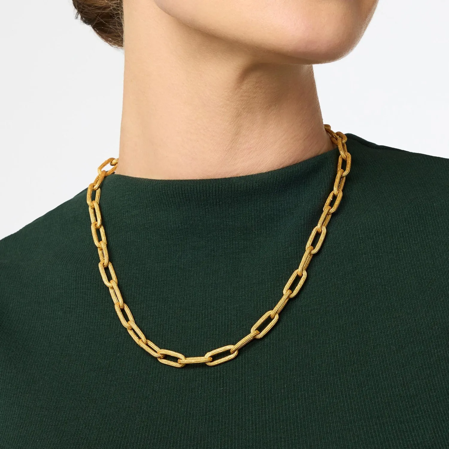 Cheval Paperclip  Link Necklace (Gold)
