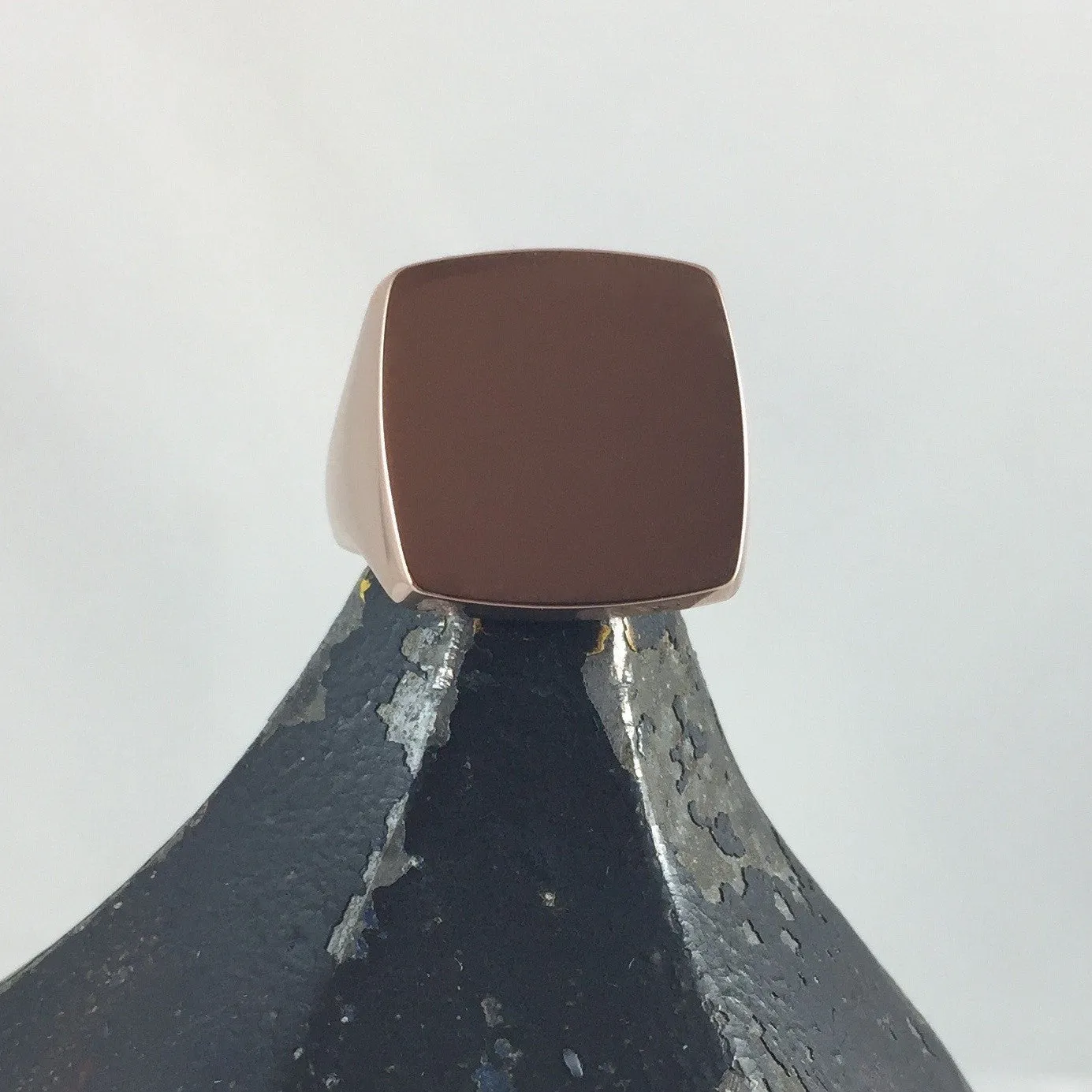 Chinese Character - 9 Carat Rose Gold Signet Ring