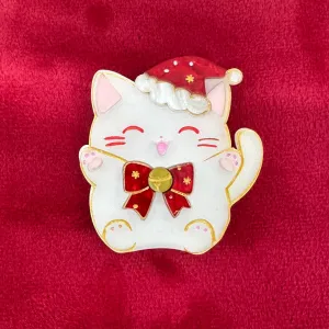 Christmas Kitty 2024 - Brooch - Set of 2