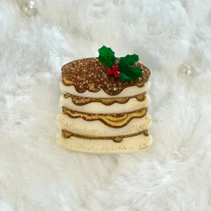Christmas 🥞 Pancakes - mini Brooch - Set of 2