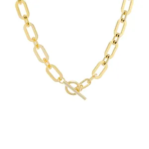 Chunky Open Link Toggle Necklace