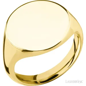 Classic Engravable Large Signet Ring