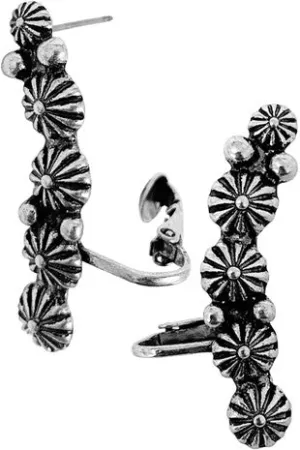 Concho Ear Crawler Earrings