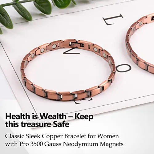 Copper Bracelet for Women Hand Forged 99.99%