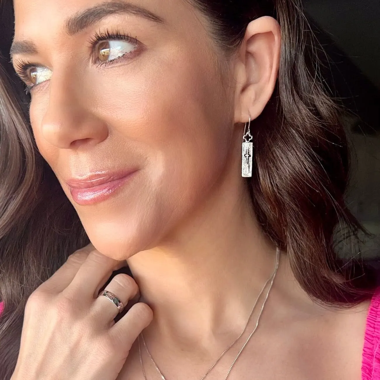 Cross Bar Earrings