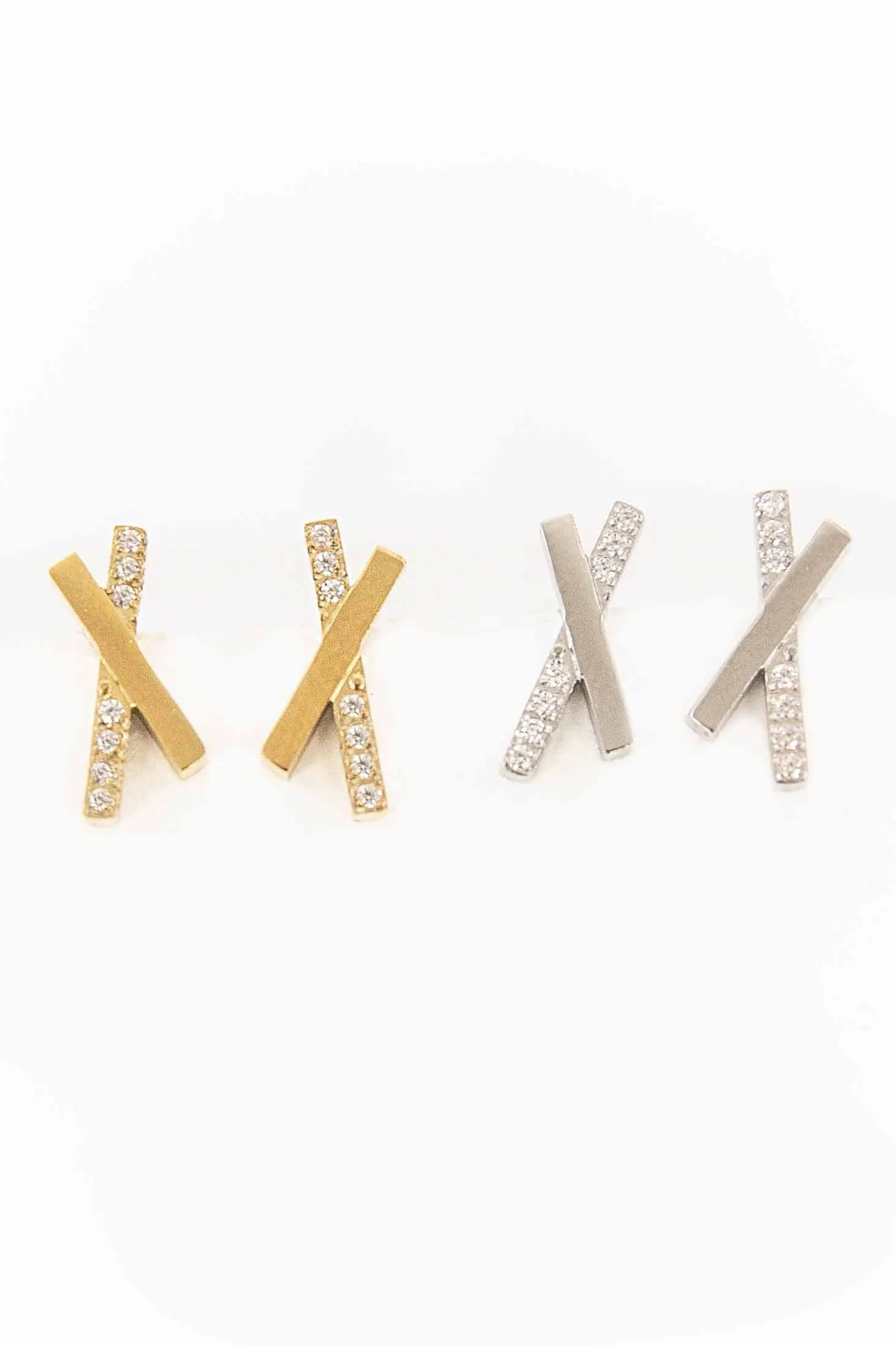 Crossroads Stud Earrings