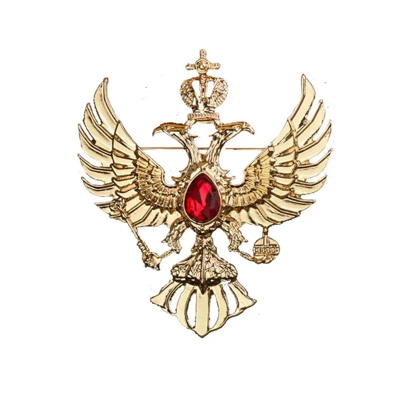 Crystal Eagle Brooches