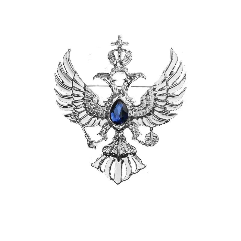 Crystal Eagle Brooches