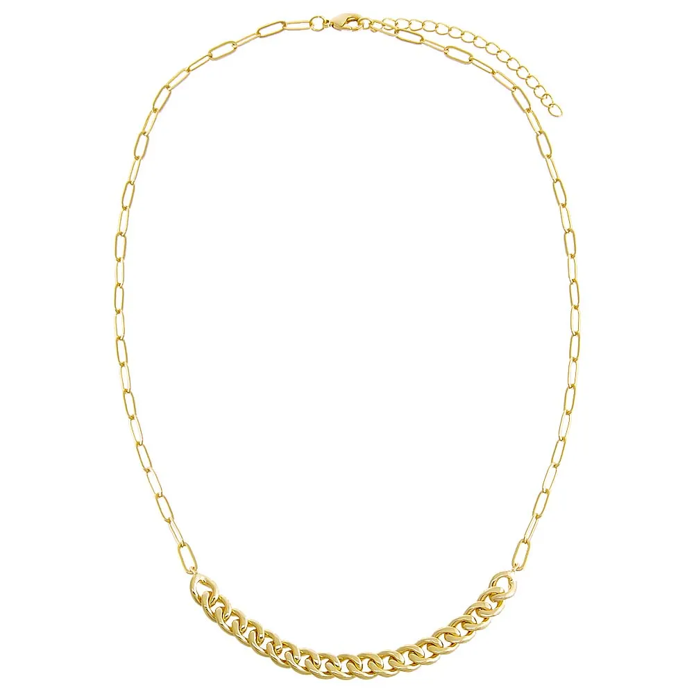 Cuban X Paperclip Link Necklace