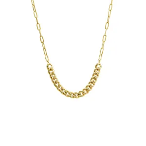 Cuban X Paperclip Link Necklace