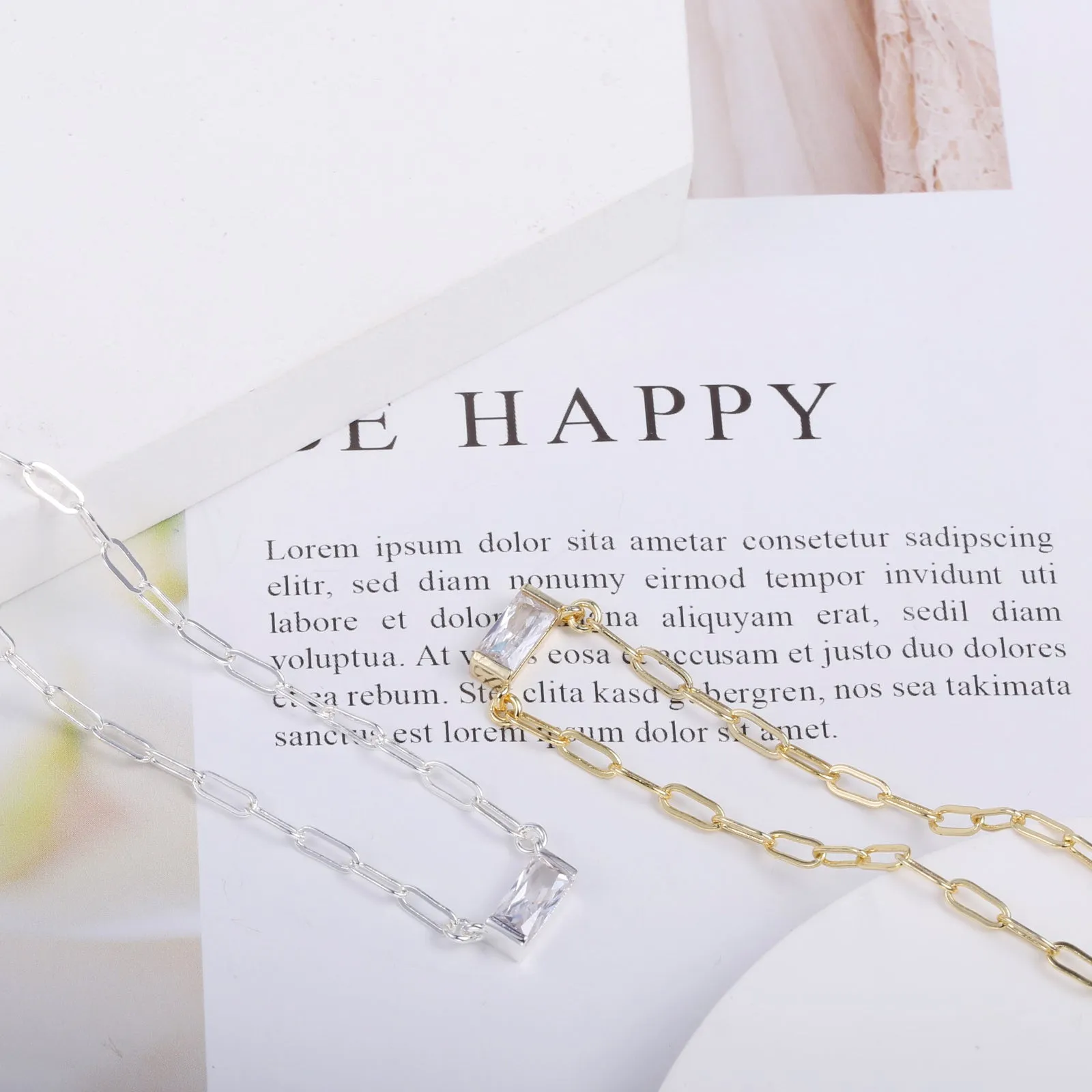 Cubic Zirconia Pendant Necklace