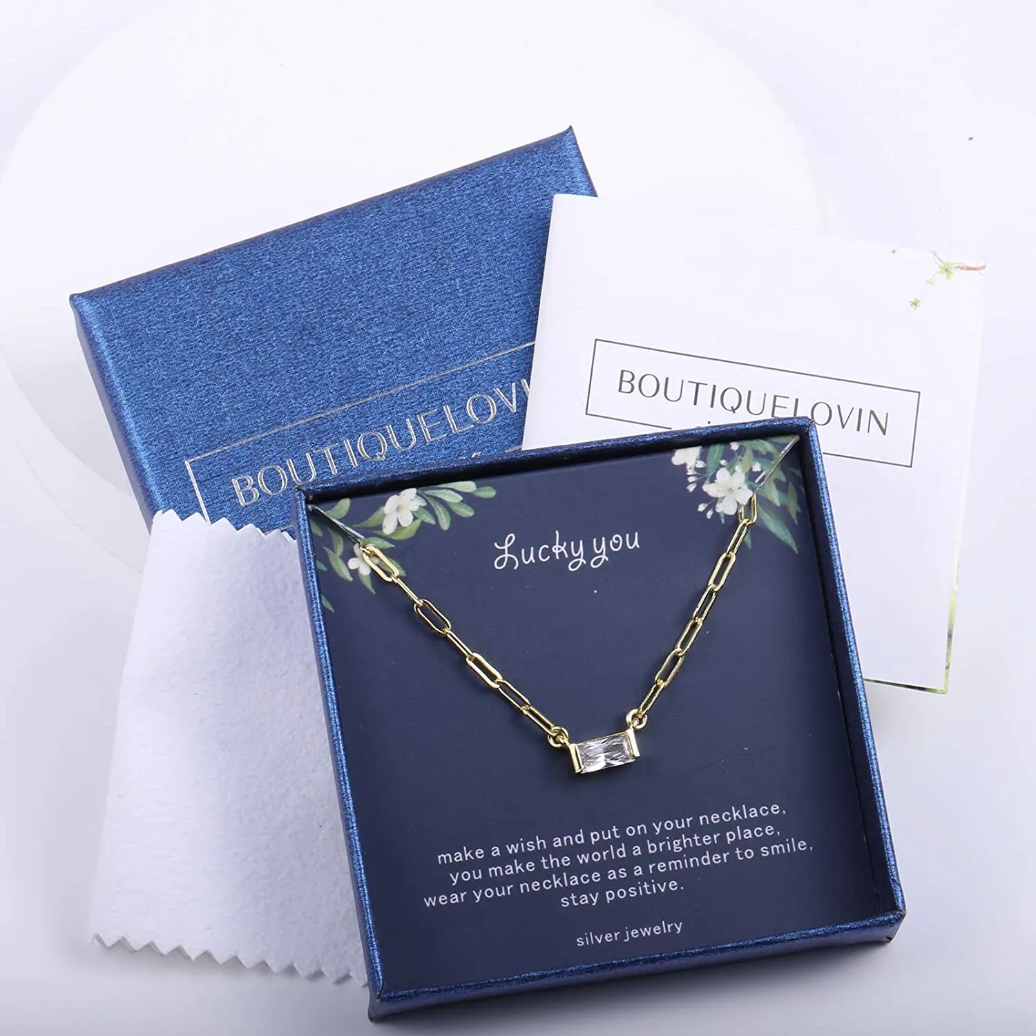Cubic Zirconia Pendant Necklace