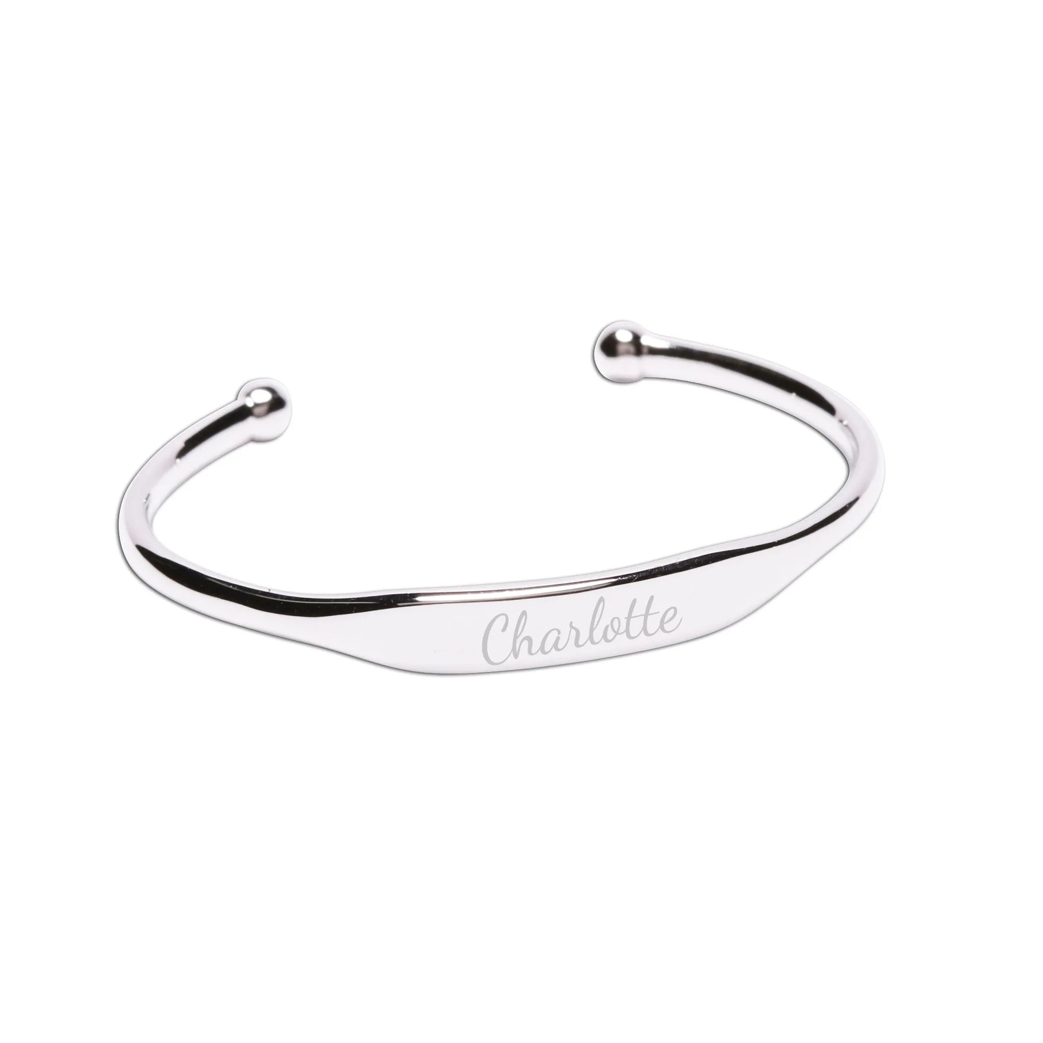 Cuff (Silver) - Sterling Silver Cuff Bracelet for Kids
