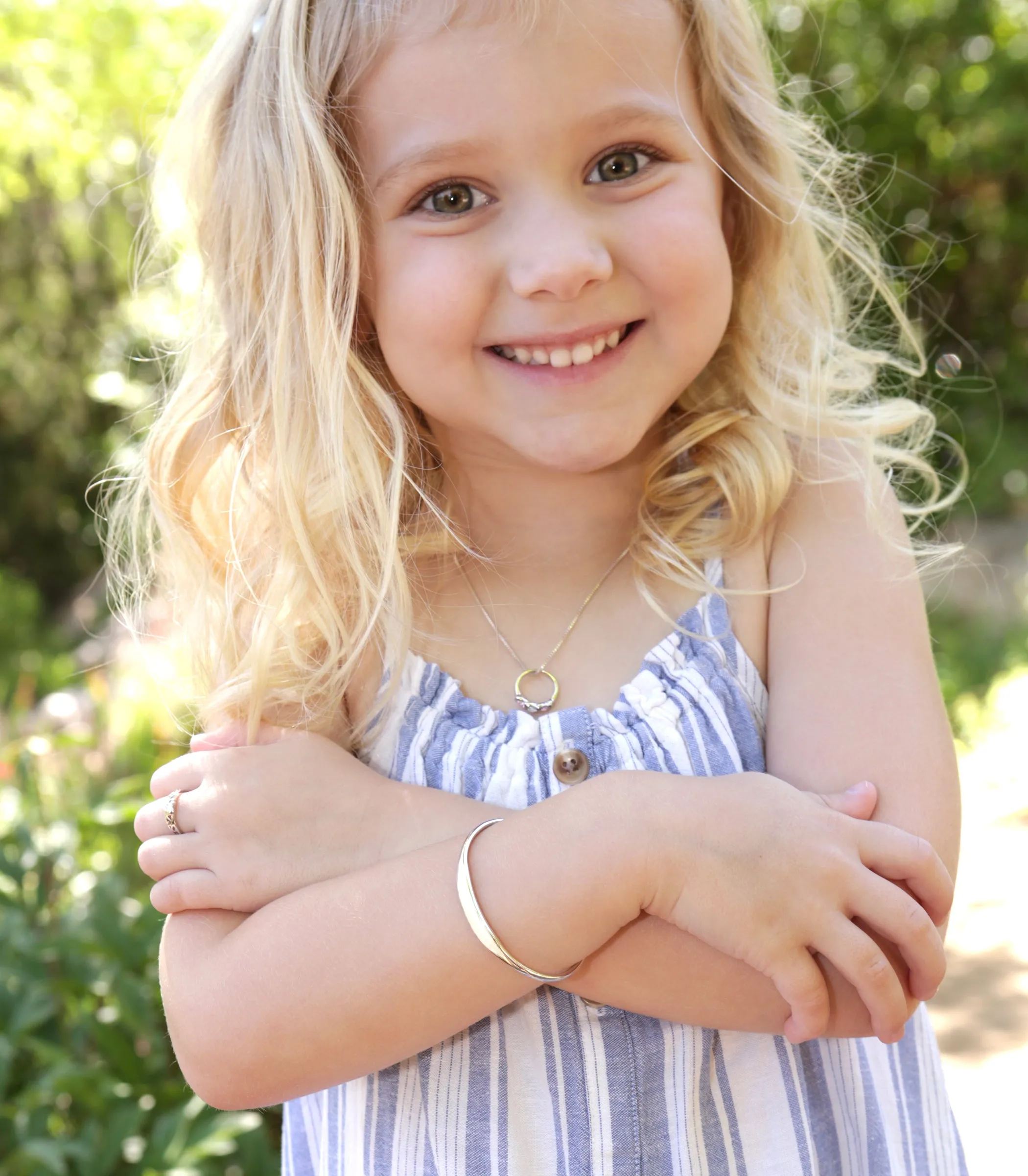 Cuff (Silver) - Sterling Silver Cuff Bracelet for Kids